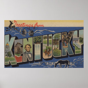 KentuckyLarge Buchstabe ScenesKentucky 2 Poster