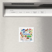 Kentuky Family Trip Keepsake Personalized Magnet (In Situ (Geschirrspüler))