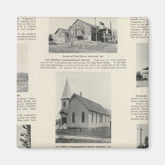 Kenwood, California Magnet (Vorne)