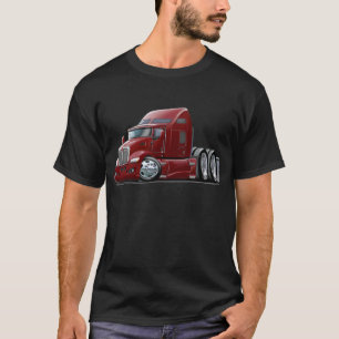 Kenworth 660 kastanienbrauner LKW T-Shirt