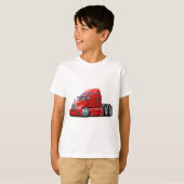 Kenworth 660 Rot-LKW T-Shirt (Vorne ganz)