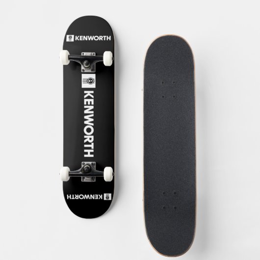 Kenworth noir  skateboard (Vorne)
