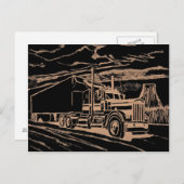 Kenworth Postkarte (Vorne/Hinten)