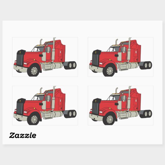 Kenworth Tractor Rechteckiger Aufkleber (Blatt)