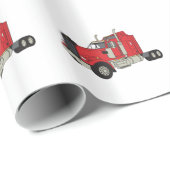 Kenworth Traktor Geschenkpapier (Rolleneckpunkt)