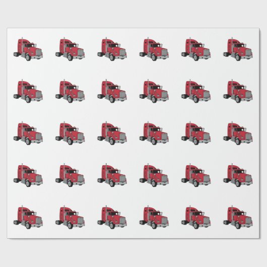 Kenworth Traktor Geschenkpapier (Flach)