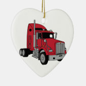 Kenworth Traktor Keramik Ornament (Rechts)