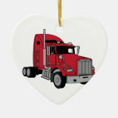 Kenworth Traktor Keramik Ornament (Vorne)