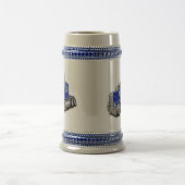 Kenworth w900 Blau-LKW Bierglas (Mittel)