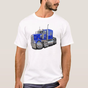 Kenworth w900 Blau-LKW T-Shirt