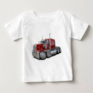 Kenworth w900 kastanienbrauner LKW Baby T-shirt