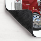 Kenworth w900 kastanienbrauner LKW Mousepad (Ecke)