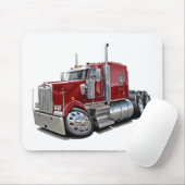 Kenworth w900 kastanienbrauner LKW Mousepad (Mit Mouse)