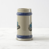 Kenworth w900 lt Blue Truck Bierglas (Mittel)