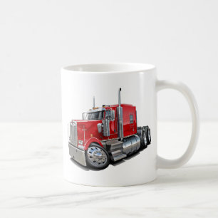 Kenworth w900 Rot-LKW Kaffeetasse