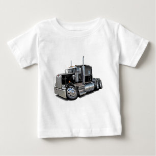 Kenworth w900 schwarzer LKW Baby T-shirt