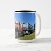 Kenworth W900A Kipper-Tasse Zweifarbige Tasse (VorderseiteRechts)