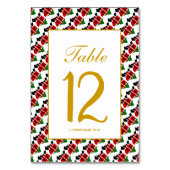 KENYA Banquet Celebration Wedding Tischnummer (Rückseite)