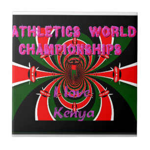 Kenya bei den Leichtathletik-Weltmeisterschaften:  Fliese