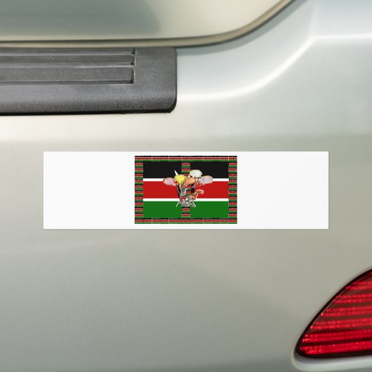 Kenya Birthday Autoaufkleber (Auf Auto)