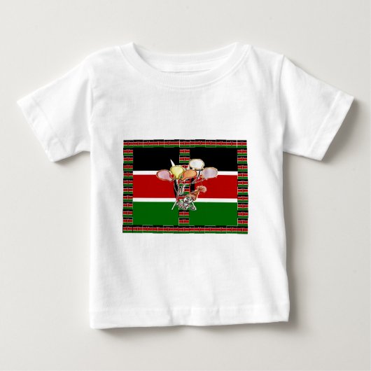Kenya Birthday Baby T-shirt (Vorderseite)