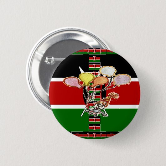 Kenya Birthday Button (Vorne & Hinten)