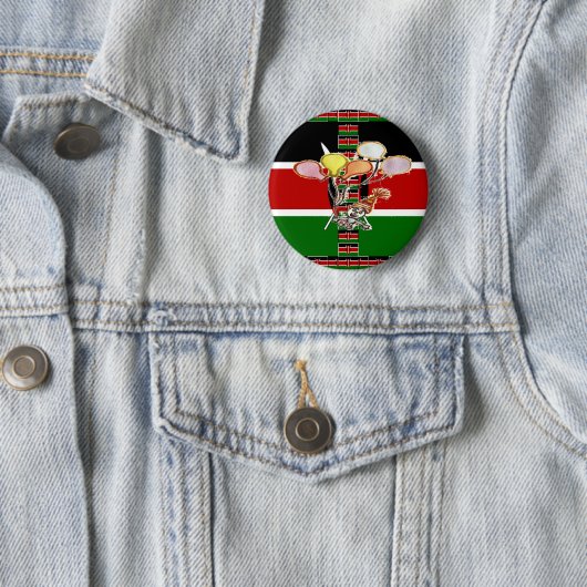 Kenya Birthday Button (Beispiel)