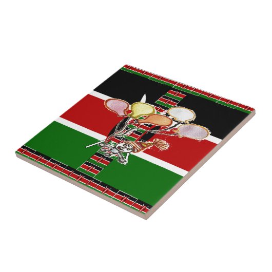 Kenya Birthday Fliese (Seite)