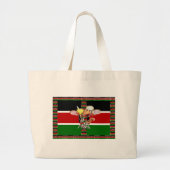 Kenya Birthday Jumbo Stoffbeutel (Vorne)