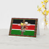 Kenya Birthday Karte (Gelbe Blume)