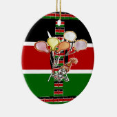 Kenya Birthday Keramikornament (Rechts)