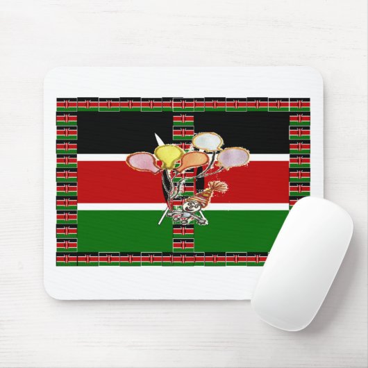 Kenya Birthday Mousepad (Mit Mouse)