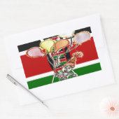 Kenya Birthday Rechteckiger Aufkleber (Umschlag)