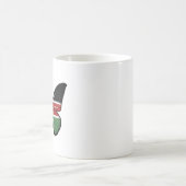 Kenya Butterfly Flag Kaffeetasse (Mittel)