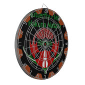 Kenya Butterfly Flag Kunst - Hakuna Matata Patriot Dartscheibe (Vorderseite Links)