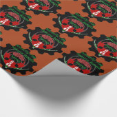 Kenya Butterfly Flag Kunst - Hakuna Matata Patriot Geschenkpapier (Ecke)