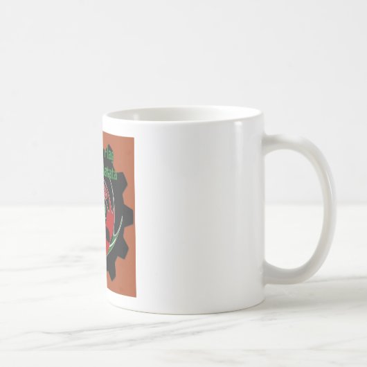 Kenya Butterfly Flag Kunst - Hakuna Matata Patriot Kaffeetasse (Rechts)