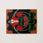 Kenya Butterfly Flag Kunst - Hakuna Matata Patriot Puzzle (Horizontal)