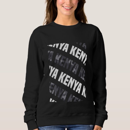 Kenya Camouflage Pattern Gray Camouflage Sweatshirt (Vorderseite)
