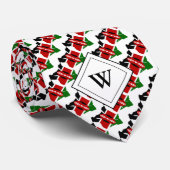 KENYA Christlich Scripting Monogram Krawatte (Gerollt)