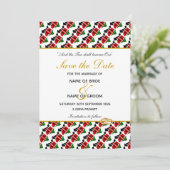 KENYA Christlich Wedding Celebration Save The Date (Stehend Vorderseite)