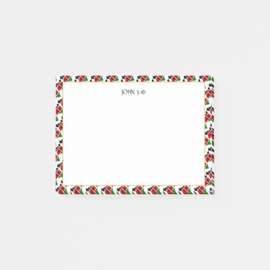 KENYA Christliche Schrift Post-it Klebezettel (Vorderseite)