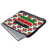 KENYA Christliches Notebook mit gesegneter Nation Laptopschutzhülle (Vorne Knopf)