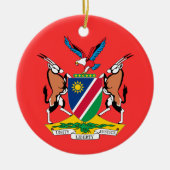 KENYA Coat of Arms Christmas Tree Ornamente (Vorne)