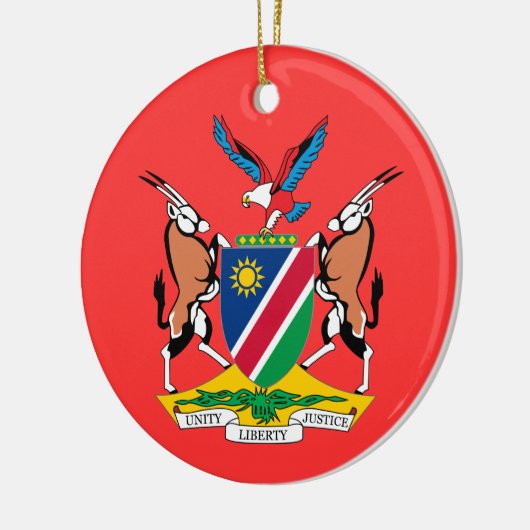 KENYA Coat of Arms Christmas Tree Ornamente (Links)