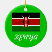KENYA Coat of Arms Christmas Tree Ornamente (Hinten)