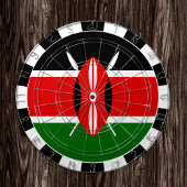 Kenya Dartboard & Kenyan Flag / Spielbrett Dartscheibe