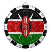 Kenya Dartboard & Kenyan Flag / Spielbrett Dartscheibe (vorne)