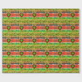 Kenya Edgy National Flag Colors Design Geschenkpapier (Flach)