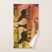 Kenya Elephants und Zebra Migration Badhandtuch Set (Handtuch)
